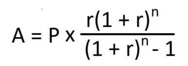 Loan Amortization Formula